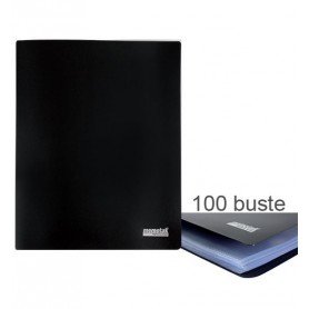 PORTA LISTINI MEMOTAK BASIC 100 BUSTE BK