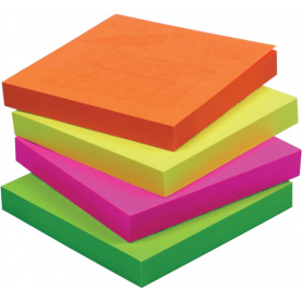 FOGLIETTI NOTES 51X51MM 250SH NEON COL