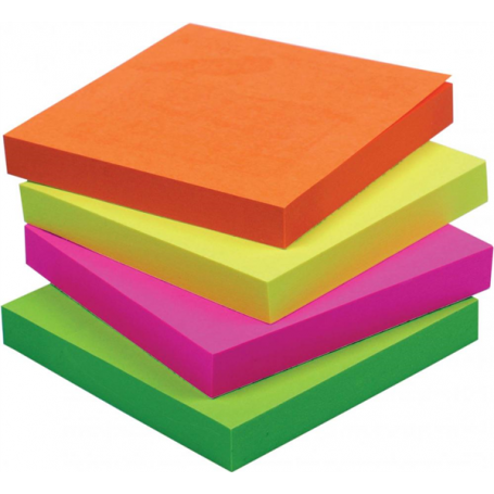 FOGLIETTI NOTES 51X51MM 250SH NEON COL