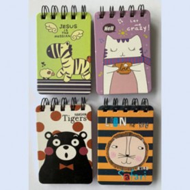 NOTE BOOK 105X70MM 55SH SPIRAL