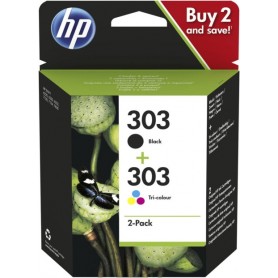 HP 303 BK+ COL INK CARTRIGE COMBO 2PACK