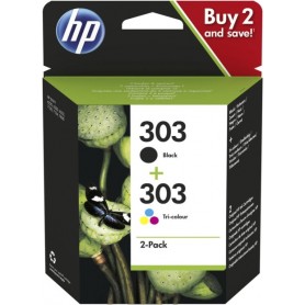 KIT HP INK JET 303 BK+ COL  COMBO 2P