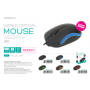 MOUSE OMEGA OM-07 3D OPTICAL RED