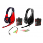 FREESTYLE HI-FI HEADSET+MIC+ADAPT 2.1 BL