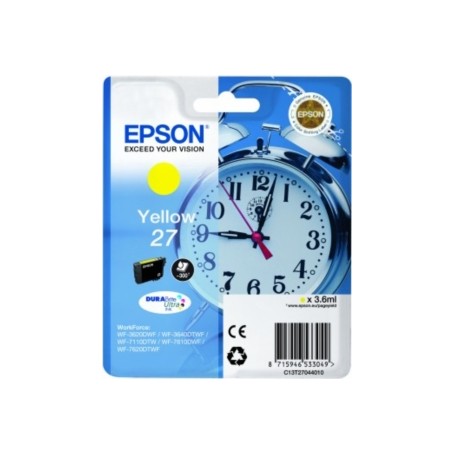 EPSON N.27 GIALLO INK JET 3.6ML 300PG