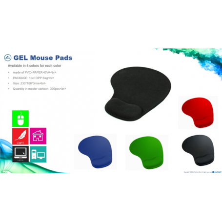 GEL MOUSE PAD RED