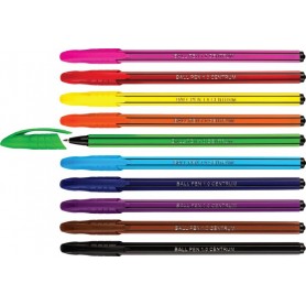 SET  10 PENNE COLORATE  1.00MM