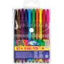 SET  10 PENNE COLORATE  1.00MM