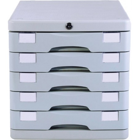 ORGANIZER BOX 5 DRAWERS FILES WITH LOCK