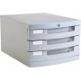 ORGANIZER BOX 3 DRAWERS FILES WITH LOCK