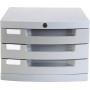 ORGANIZER BOX 3 DRAWERS FILES WITH LOCK