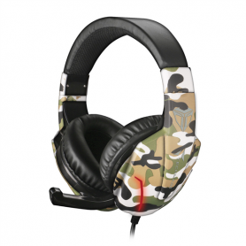 TECHMADE CUFFIE GAMING CAMOUFLAGE GREEN
