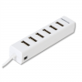 OMEGA USB 2.0 HUB 7 PORT WHITE