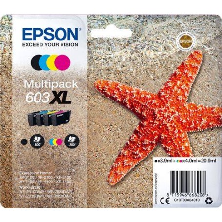 MULTIPACK EPSON 603XL  BK/C/M/Y