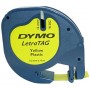 DYMO LETRATAG 12X4MT NERO SU GIALLO