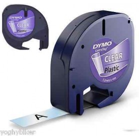 DYMO LETRATAG ETICHETTE PL. TRASPARENTE