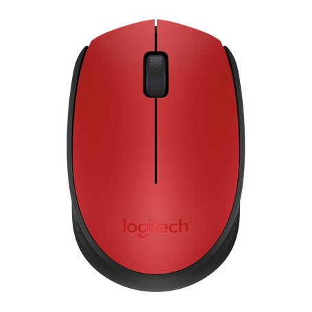 LOGITECH MOUSE M171 WIRELESS ROSSO