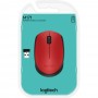 LOGITECH MOUSE M171 WIRELESS ROSSO