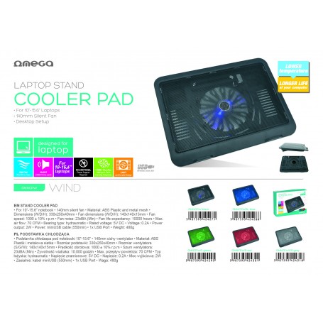 OMEGA LAPTOP COOLER PAD WIND