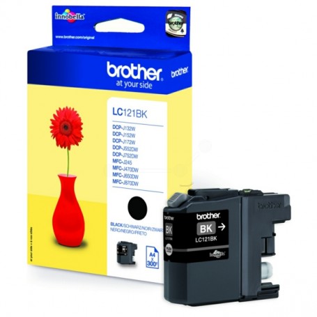 BROTHER LC 121BK MFC J650DW (300PG)