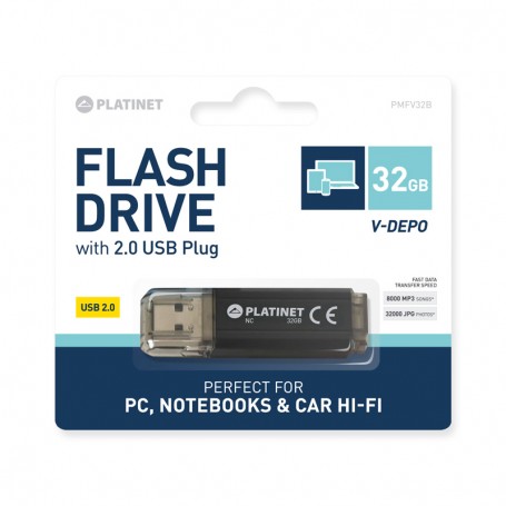 PLATINET FLASHDRIVE PD 2 0 USB PLUG 32GB
