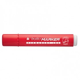 MARKER TRATTO PUNTA SCALPELLO ROSSO 20PZ