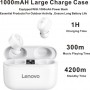 AURICOLARE BLUETOOTH LENOVO HT18 BIANCO