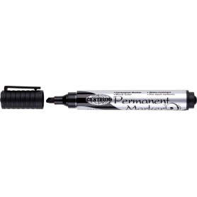 PERMANENT MARKER BLACK PUNTA A SCALPELLO