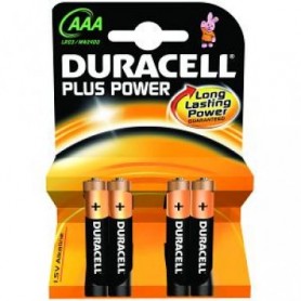 DURACELL PLUS  MINISTILO BLISTER 4 PZ