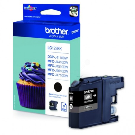 BROTHER LC123BK  MFC J4510DW (600PG)1PZ