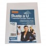 BUSTE A "U" F.TO CM 15X21 CF.100 PZ