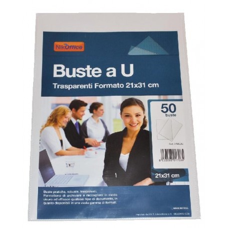 BUSTE A "U" F.TO CM 22X30 CF.50 PZ