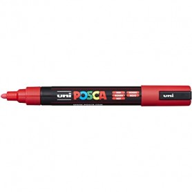 MARKER UNI POSCA PC5 6 PZ ROSSO