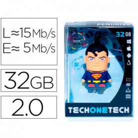 PENDRIVE TECH ONE TECH SUPERMAN 32GB