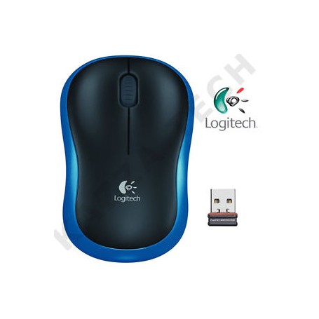 LOGITECH MOUSE M185 WIRELESS BLU