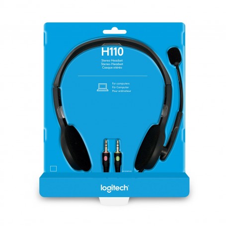 LOGITECH CUFFIE CON MICROFONO H110