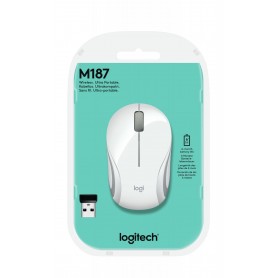 LOGITECH MOUSE M187 WIRELESS BIANCO